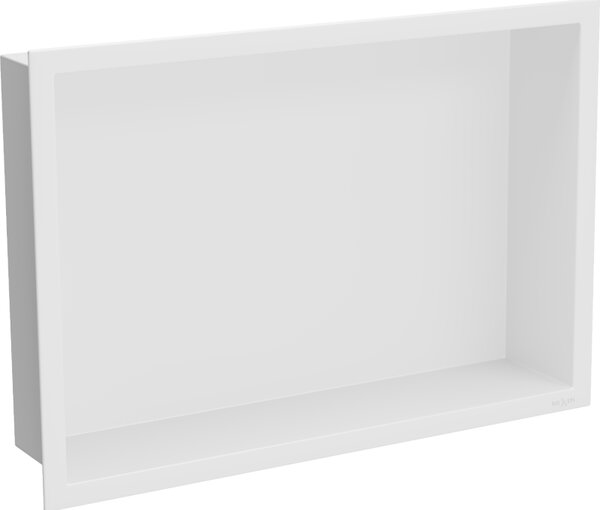 Mexen X-Wall-R нишова полица с фланец 45 x 30 см, бяла - 1920453010