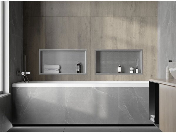 Mexen X-Wall-R ниша рафт с кант 60 x 30 cm, inox - 1910603010
