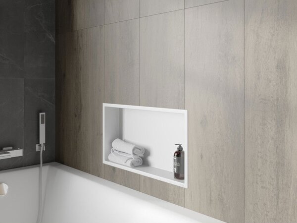 Mexen X-Wall-R нишова полица с яки 60 x 30 см, бяла - 1920603010