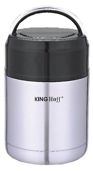 Термос за храна Kinghoff KH 4375, 800 ml, неръждаема стомана, двycлoeн кopпyc, инокс