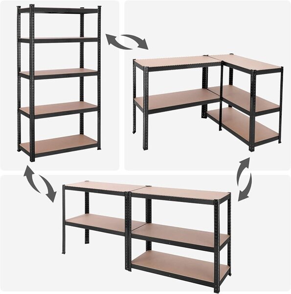 Рафт Songmics, 5 рафта, 50 x 100 x 200 см, GLR050B01