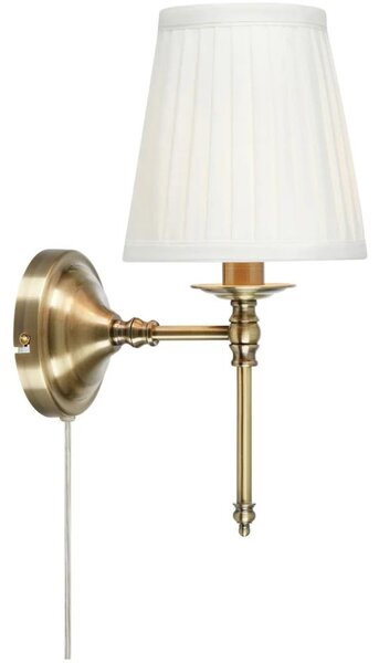 Markslöjd 108968 - Стенна лампа MANOR 1xE14/40W/230V бяла/месинг