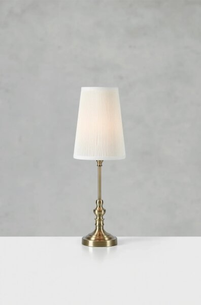 Markslöjd 108969 - Настолна лампа NOBLE 1xE14/40W/230V 56 см бяла/mесинг