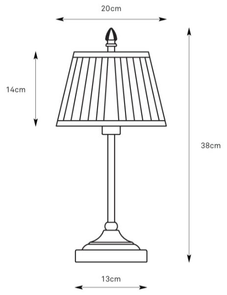 Markslöjd 108973 - Настолна лампа OXFORD 1xE14/40W/230V бяла/месинг