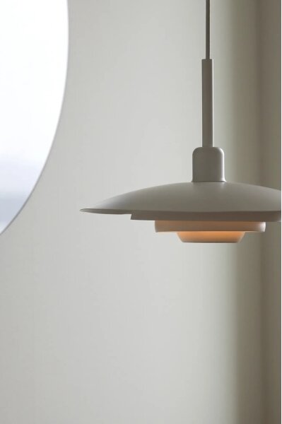 Markslöjd 108874 - Висяща лампа на кабел PINY 1xE27/60W/230V Ø 35 см бяла