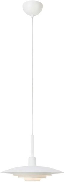 Markslöjd 108874 - Висяща лампа на кабел PINY 1xE27/60W/230V Ø 35 см бяла