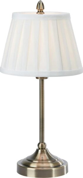 Markslöjd 108973 - Настолна лампа OXFORD 1xE14/40W/230V бяла/месинг