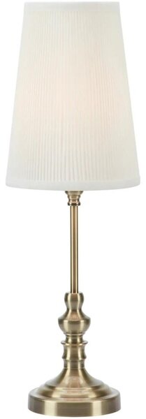Markslöjd 108969 - Настолна лампа NOBLE 1xE14/40W/230V 56 см бяла/mесинг
