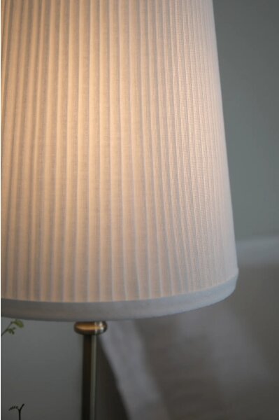 Markslöjd 108969 - Настолна лампа NOBLE 1xE14/40W/230V 56 см бяла/mесинг