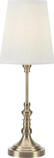 Markslöjd 108970 - Настолна лампа NOBLE 1xE14/40W/230V 66 см бяла/месинг