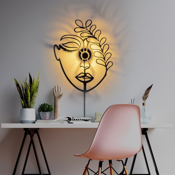 Аплика Flower Faced V2 Черна сянка