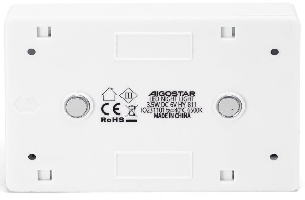 Aigostar - Преносима LED нощна лампа LED/4xAAA 6500K