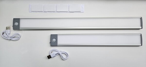 LED осветление за мебели с сензор, 2,5W, 5V USB, 800 mAh, 4200K, 32,5 см