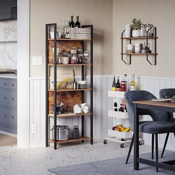 Рафт, Васагле, Кафяво-черен, 62x24x165 см