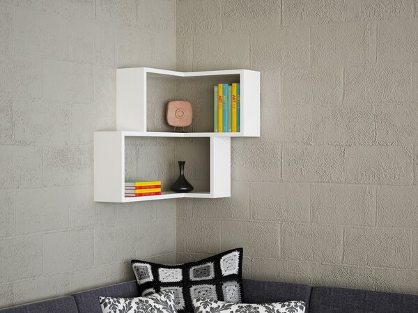 Ъглов рафт Bulut Alb 45x55.4x14.5 см