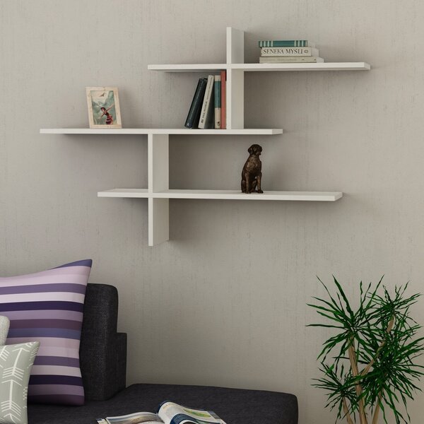 Рафт Лео Бял 123x80.5x22 см
