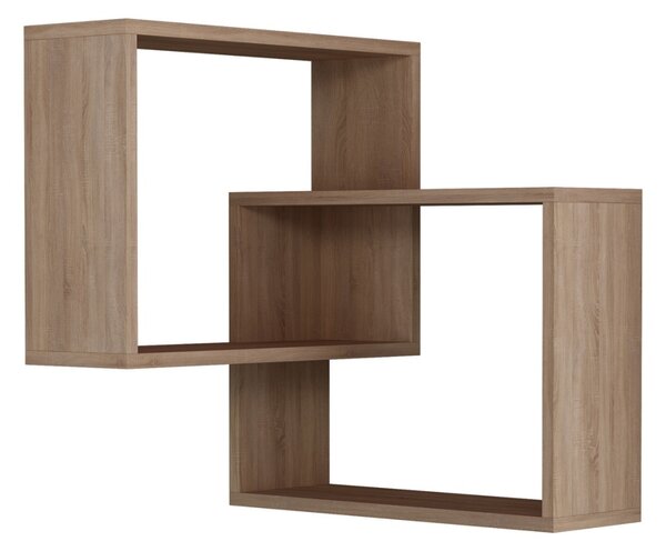 Ъглов рафт Ring Дъб 68x68x60 см