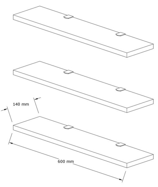 Рафт Boss Safir 18x60x14.5 см