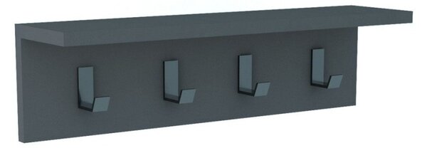 Рафт Ayla антрацит 60x14.5x16.3 см