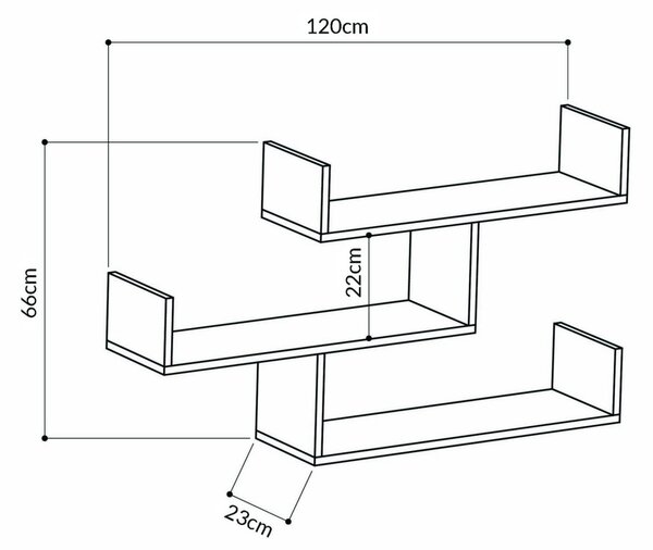 Рафт Тибет Антрацит 120x67x22 см