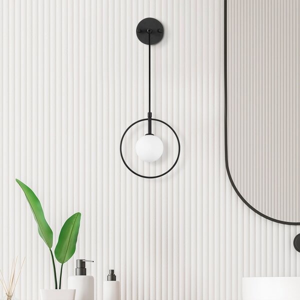 Аплика Геометрия Черен 21x15x40-116 см
