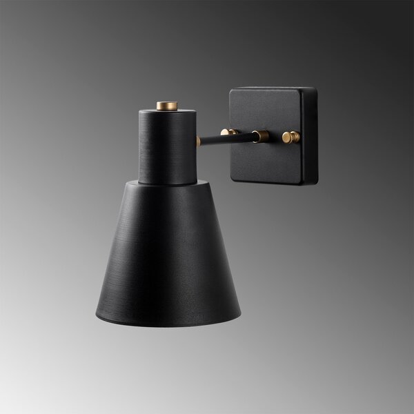 Аплика Funnel Черен 14x24x21 см