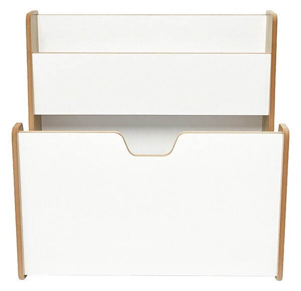 Рафт Crane MDF бяло-натурално 57x34x44 cm