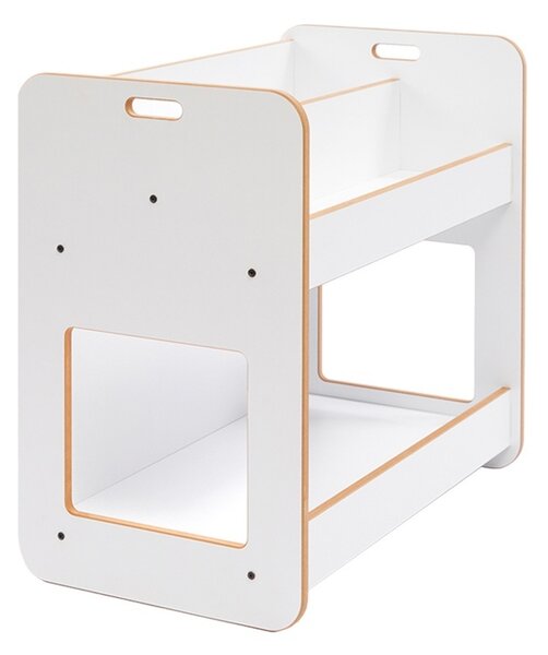 Рафт Dovere бял MDF 56x34x44 cm