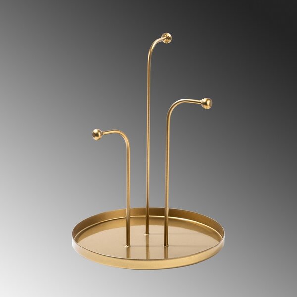 Държач за бижута GED-004 Gold 20.5x20.5x20.5x27 cm