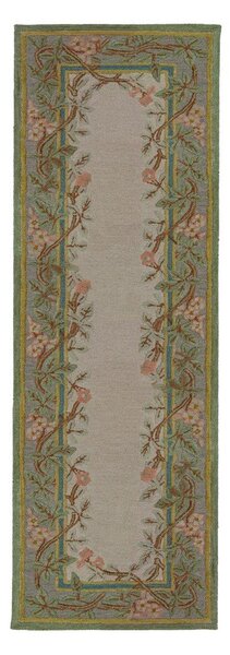 Ръчно изработена вълнена пътека 80x300 cm Verona Floral – Flair Rugs