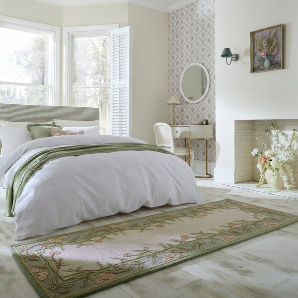 Ръчно изработена вълнена пътека 80x300 cm Verona Floral – Flair Rugs