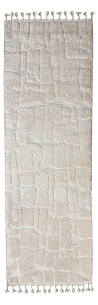 Кремава пътека 80x300 cm Esra Cobbled – Flair Rugs