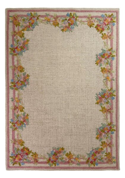 Ръчно изработен вълнен килим 140x200 cm Elise Floral – Flair Rugs