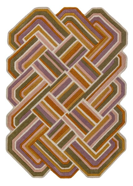 Ръчно изработен вълнен килим 140x200 cm Lattice Shaped – Flair Rugs