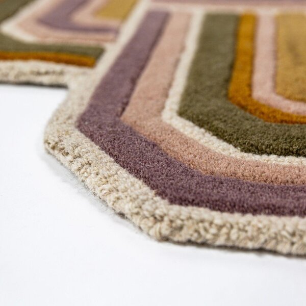 Ръчно изработен вълнен килим 140x200 cm Lattice Shaped – Flair Rugs