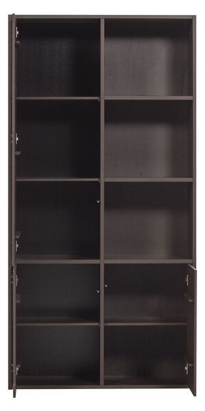Тъмнокафяв модулен шкаф от масивен бор 108x215 cm Meggy – WOOOD