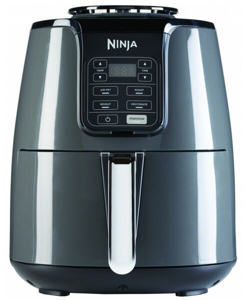 Фритюрник с горещ въздух NINJA AF100EU, 1550W, 3.8L, 4 функции, Без BPA, Черен/сив