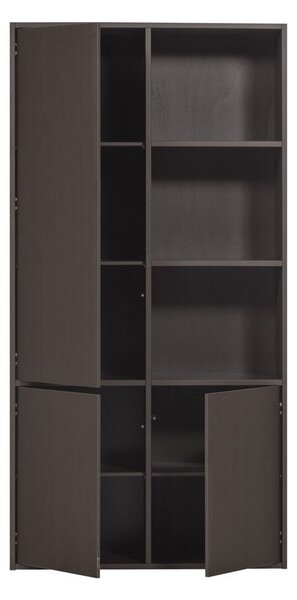 Тъмнокафяв модулен шкаф от масивен бор 108x215 cm Meggy – WOOOD