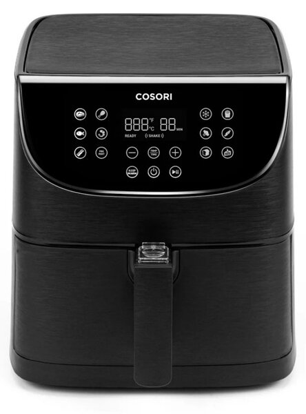 Фритюрник с горещ въздух Cosori Premium Air Fryer CP158-AF, 1700W, 5.5 л, 11 програми, Таймер, Черен