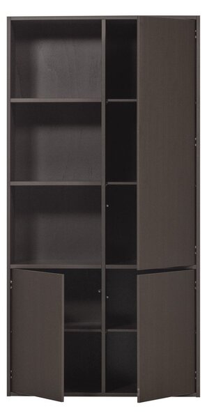 Тъмнокафяв модулен шкаф от масивен бор 108x215 cm Meggy – WOOOD