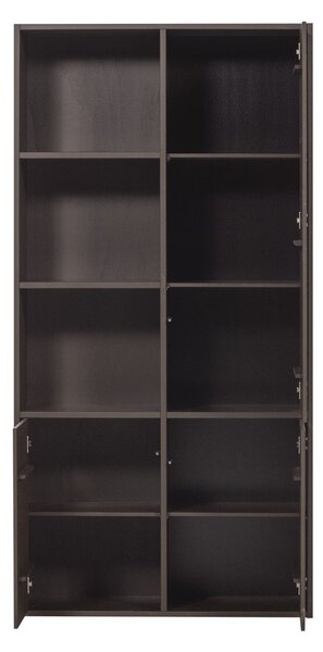 Тъмнокафяв модулен шкаф от масивен бор 108x215 cm Meggy – WOOOD