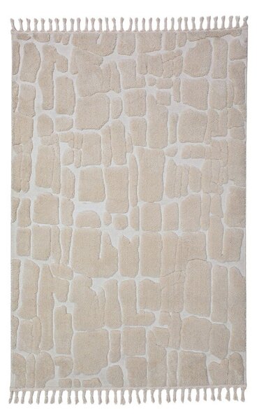 Кремав килим 133x190 cm Esra Cobbled – Flair Rugs
