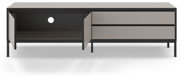 Масичка за телевизор в сиво и бежово 180x55 cm Lorenza - Marckeric