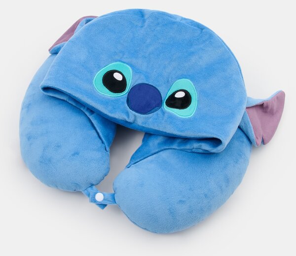Sinsay - Възглавница за пътуване с качулка Stitch - cин
