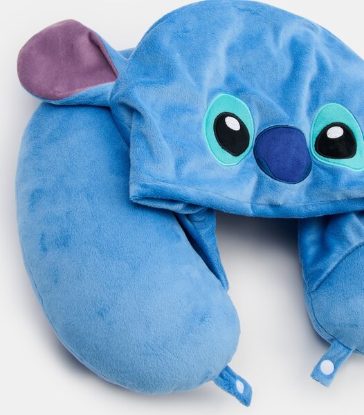 Sinsay - Възглавница за пътуване с качулка Stitch - cин