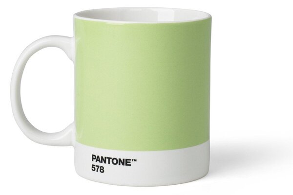 Светлозелена порцеланова чаша 375 ml Light Green 578 – Pantone