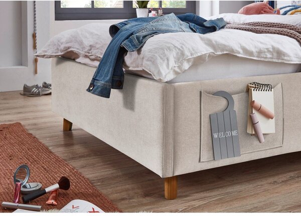 Бежово детско легло 120x200 cm без ламелно дъно Cosy – Meise Möbel