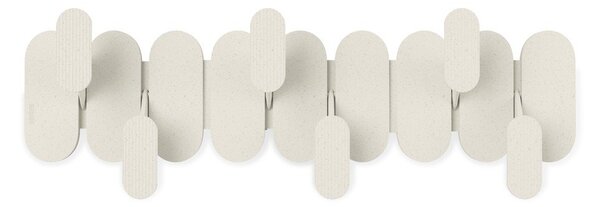 Бежова стоманена стенна закачалка 16 cm Tempo – Umbra