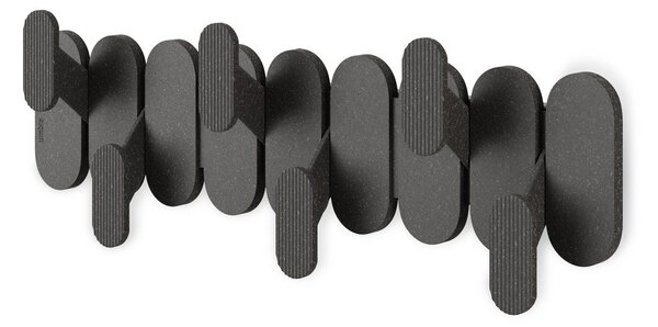 Матово черно стоманена стенна закачалка 16 cm Tempo – Umbra