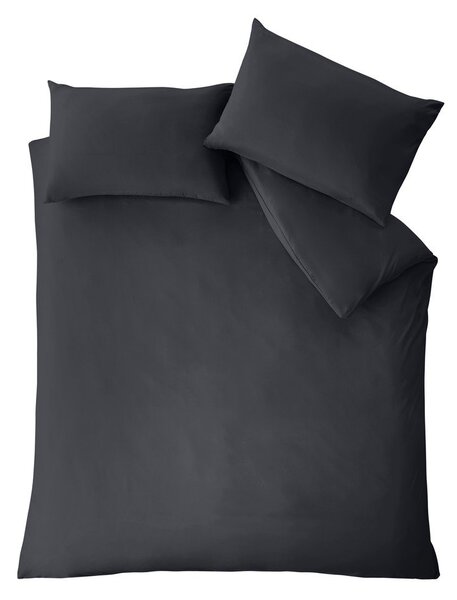 Черно единично спално бельо 135x200 cm So Soft Non Iron – Catherine Lansfield